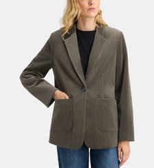 Veste droite Fresk MSK velours ras Galeries Lafayette