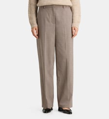 Pantalon droit Ferney Car coton Galeries Lafayette