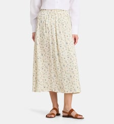 Jupe portefeuille Celestine Clem fleurs  Galeries Lafayette