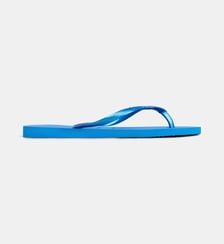Tongs slim unies brides métallisées Havaianas
