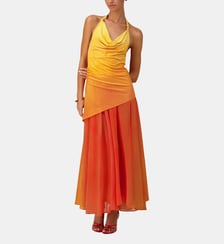 Robe longue fluide dégradé Mirae