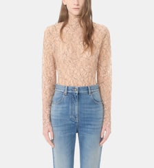 Body en dentelle rebrodée Valentino Garavani