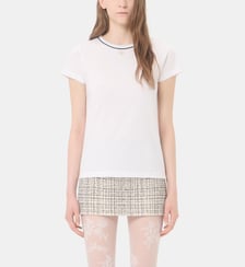 T-shirt classique en jersey de coton signature Valentino Garavani
