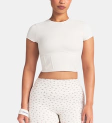 Crop Top corset slim col rond NikeSkims