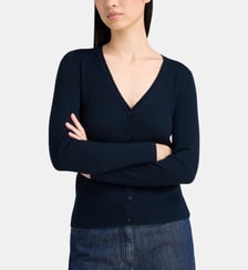 Gilet droit Okenya maille côtes Jodhpur