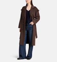 Manteau droit mi long Levanio double face  Jodhpur