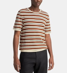 T-shirt Bari rayé maille coton bio NN07
