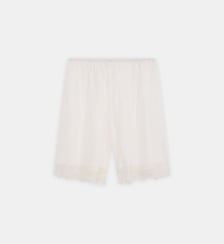 Short Arlo droit détails en dentelle Roseanna