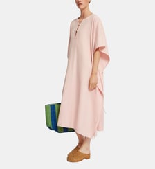 Robe Twins ample et longue en coton mélangé Roseanna