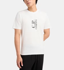 T-shirt droit jersey de coton C.P. Company