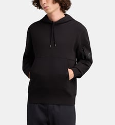 Hoodie Diagonal Raised Fleece Lens coton C.P. Company