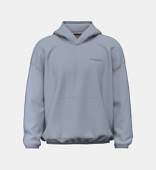 Sweat à capuche droit signature Guess Jeans