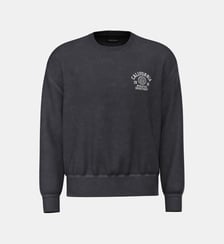 Sweat droit en coton signature Guess Jeans