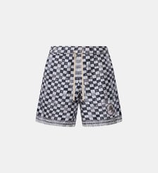 Short Ma Checked à carreaux en soie Amiri