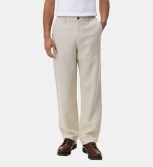 Pantalon ample en lin mélangé Les Deux