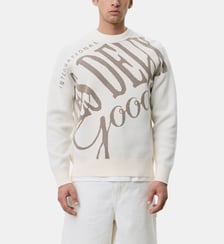 Pull droit en coton signature Les Deux