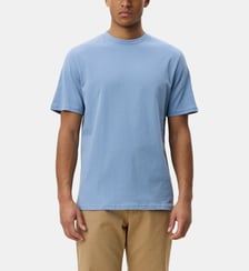 T-shirt droit coton organique imprimé plante Les Deux