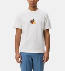 T-shirt droit coton organique imprimé fantaisie Les Deux
