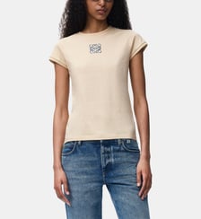 T-shirt droit en coton Loewe