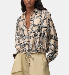 Chemise droite à motif  Loewe