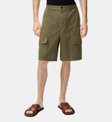 Short cargo droit en coton Loewe