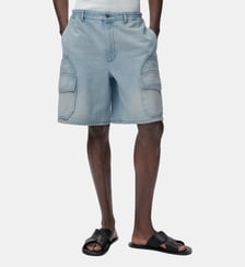 Short cargo droit en coton Loewe