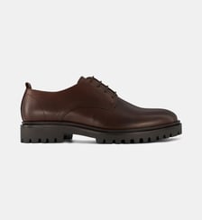 Derbies crantés Olive cuir Comptoir GL