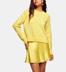 Pull Col Rond Bicolore From Future