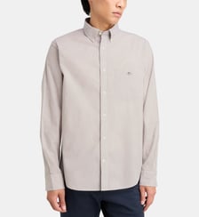 Chemise droite rayée signature en coton Gant