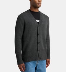 Cardigan signature en laine mélangée MM6 Maison Margiela