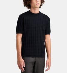 Pull en maille damier Armani Exchange