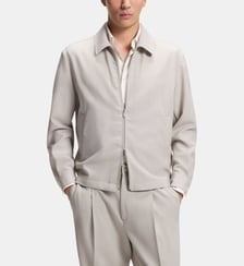 Blouson modèle Carper droit zippé laine BOSS
