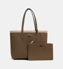 ANNA SEASONAL SHOPPING BAG:MARRON FONCE Lacoste