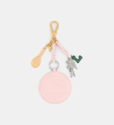Porte-clés L miroir balle de tennis charms crocodile et raquette Lacoste