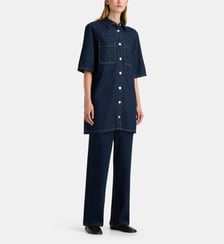 Robe chemise Satilly en denim Samsoe Samsoe