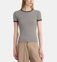 T-shirt Salinas rayures coton bio Samsoe Samsoe