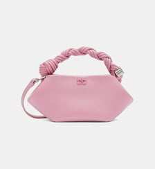 Sac à main signature en cuir Ganni