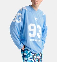 T-shirt football logo et signature A BATHING APE ®