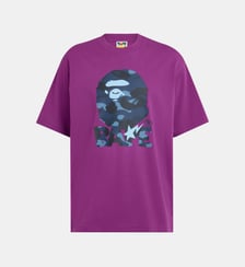 T-shirt droit Camouflage Head relaxed coton A BATHING APE ®