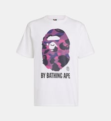 T-shirt droit logo camouflage coton A BATHING APE ®