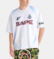 T-shirt football relaxed bicolore coton A BATHING APE ®