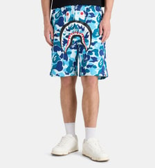 Short camouflage requin coton molletonné A BATHING APE ®