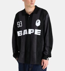Polo multi logos à rayures larges A BATHING APE ®