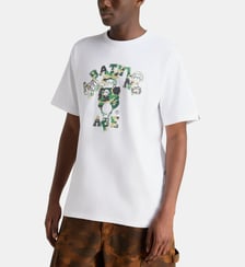 T-shirt droit Camouflage Collège coton A BATHING APE ®