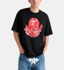 T-shirt droit Head Camouflage relaxed coton A BATHING APE ®