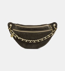 Sac banane Petra croûte de cuir  Mila Louise