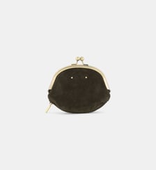 Porte-monnaie vintage Orah B croûte de cuir Mila Louise
