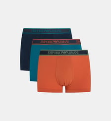 Lot de 3 boxers Trunk Core Logoband coton Emporio Armani