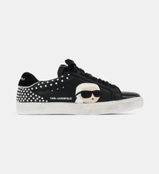 Baskets basses Skool Ikonic Pearls emoji perles cuir Karl Lagerfeld