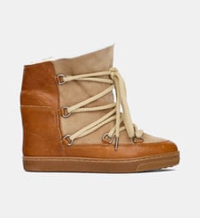 Bottes Nowles en fourrure de mouton Isabel Marant
